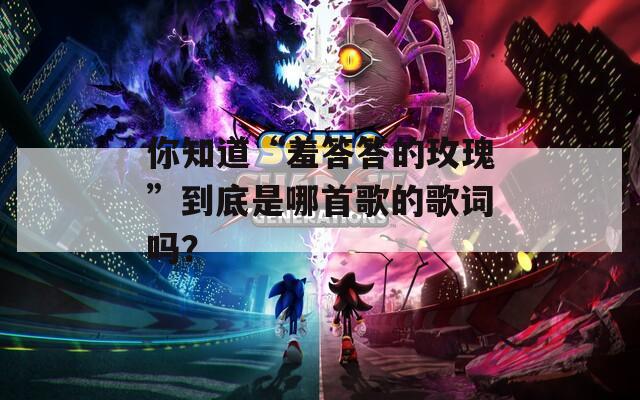 你知道“羞答答的玫瑰”到底是哪首歌的歌词吗？