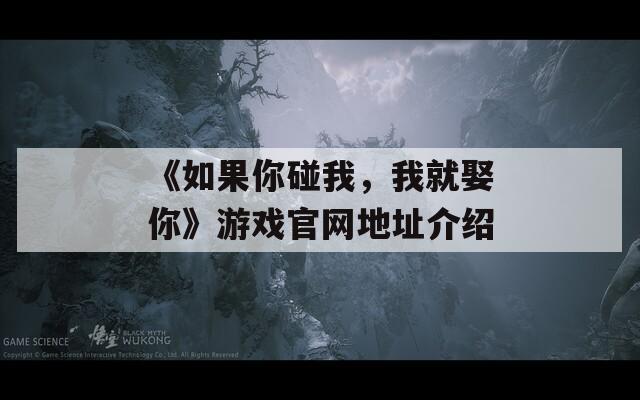 《如果你碰我，我就娶你》游戏官网地址介绍