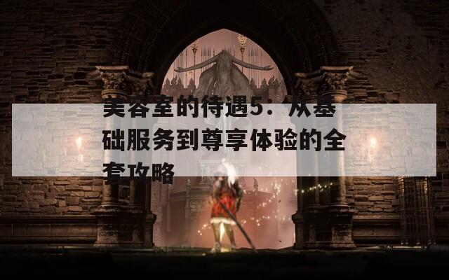 美容室的待遇5：从基础服务到尊享体验的全套攻略