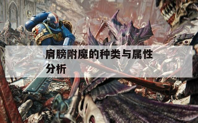 肩膀附魔的种类与属性分析