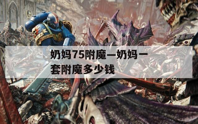 奶妈75附魔—奶妈一套附魔多少钱