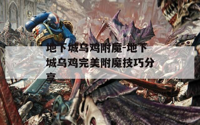 地下城乌鸡附魔-地下城乌鸡完美附魔技巧分享