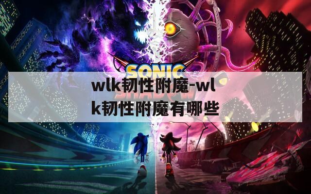 wlk韧性附魔-wlk韧性附魔有哪些