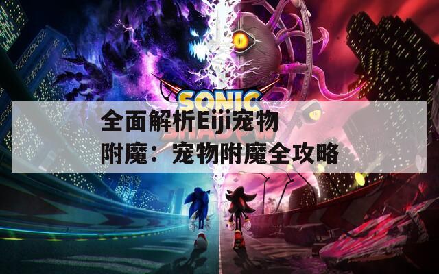 全面解析Eiji宠物附魔：宠物附魔全攻略