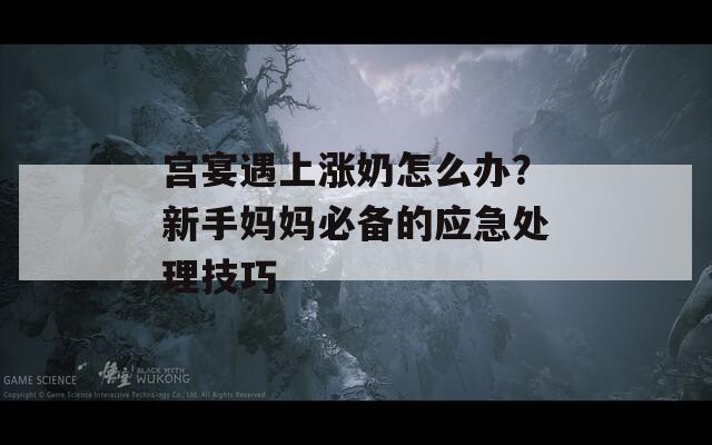 宫宴遇上涨奶怎么办？新手妈妈必备的应急处理技巧