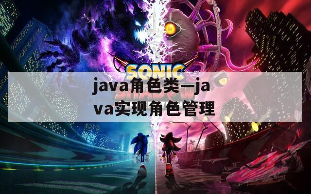 java角色类—java实现角色管理